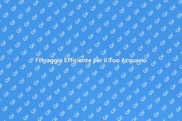 Filtraggio Eco-Friendly per Acquari