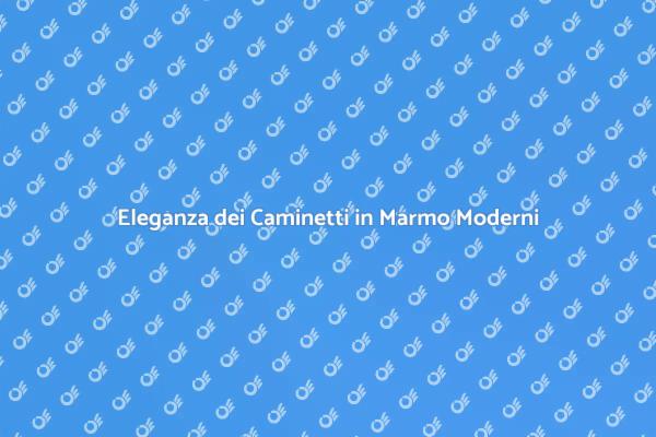 Design Contemporaneo per Caminetti in Marmo