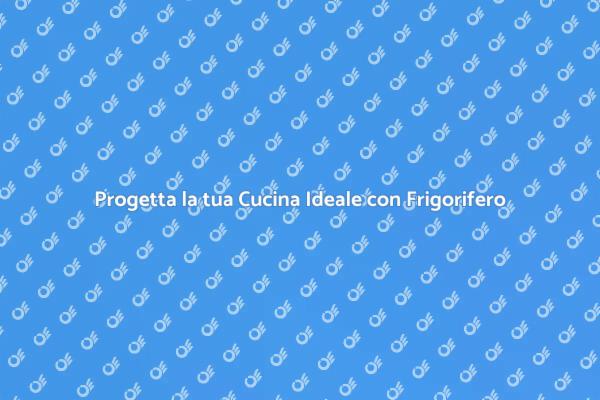 Cucina Perfetta con Frigorifero Incassato
