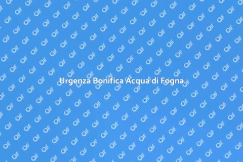 Bonifica Acqua di Fogna Essenziale