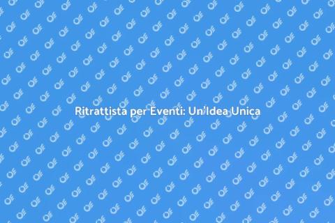 Noleggiare un Ritrattista per Eventi