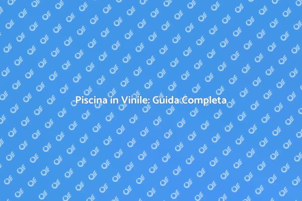 Costruisci la Tua Piscina da Sogno