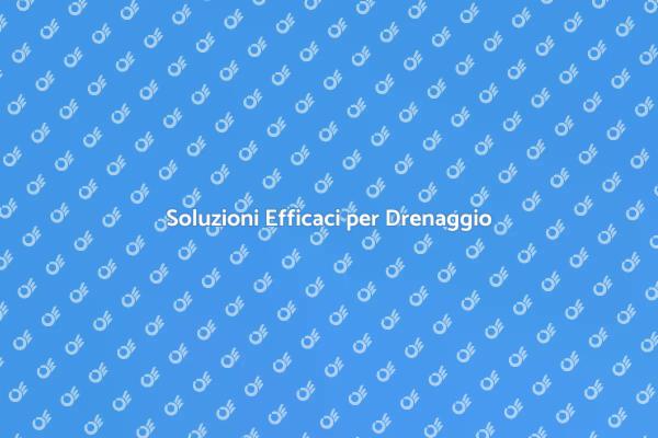 Drenaggio: Prevenire Allagamenti Efficaci