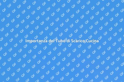 Sostituzione Tubo Scarico Lavello