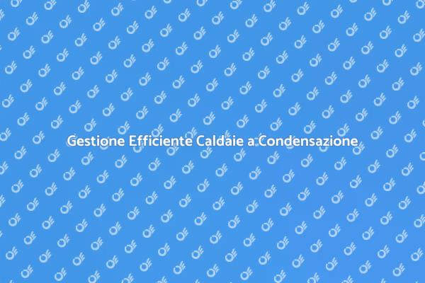 Ottimizza la Tua Caldaia a Condensazione