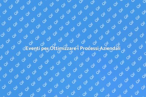 Organizzazione Eventi e Ottimizzazione