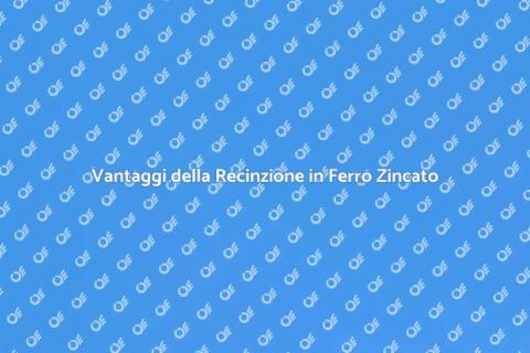 Recinzione in Ferro Zincato per Giardini