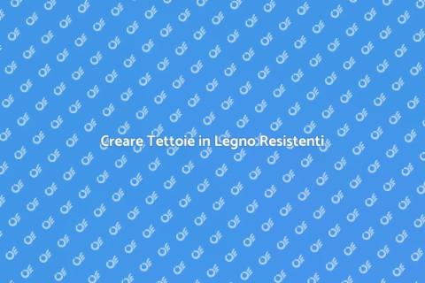 Tettoia in Legno: Resistenza e Stile