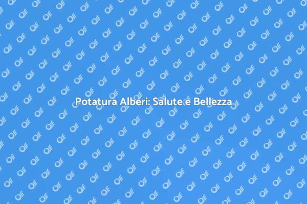 Taglio Professionale degli Alberi