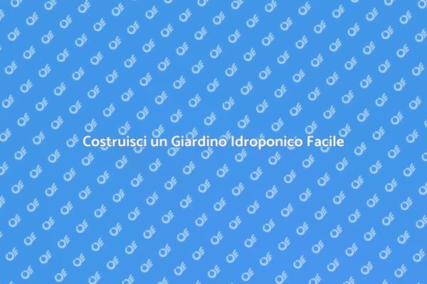 Crea il Tuo Giardino Idroponico Oggi