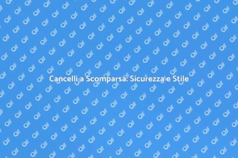 Cancello a Scomparsa: Eleganza e Funzionalità