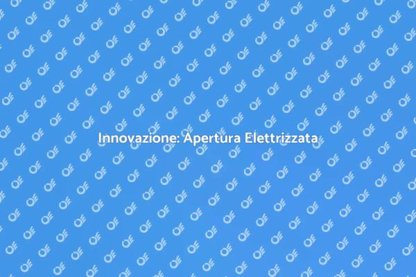 Futuro della Casa: Apertura Elettrizzata