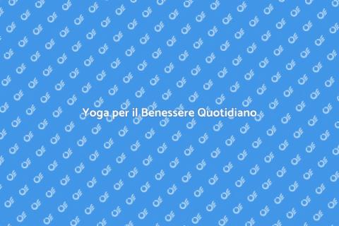 Programma Yoga Personal Trainer