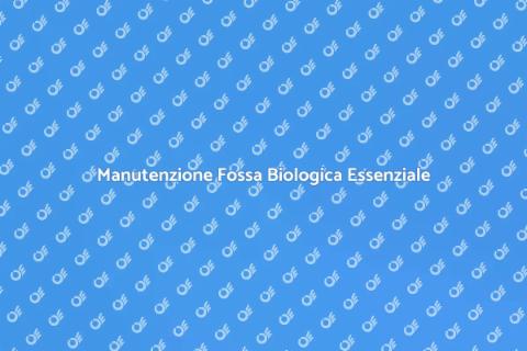 Spurgo Fossa Biologica: Importanza