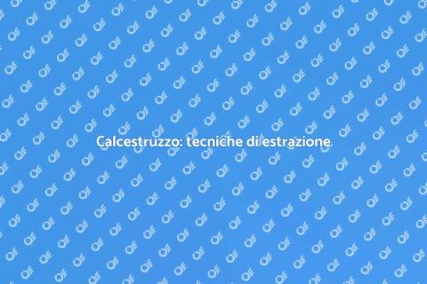 Estrazione calcestruzzo: un'arte vitale