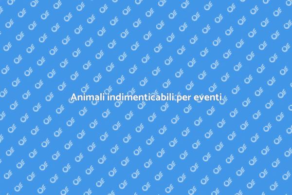 Cerimonie indimenticabili con animali