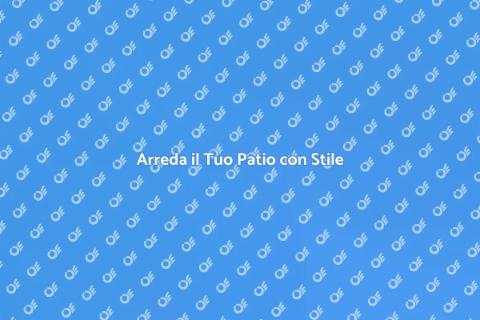 Set da Pranzo per Patio Elegante