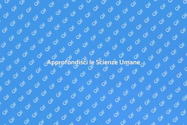 Eccellenza nelle Scienze Umane