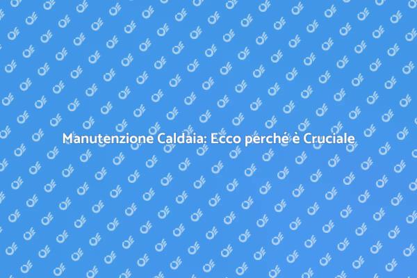 Caldaia: Perché Pulirla è Fondamentale