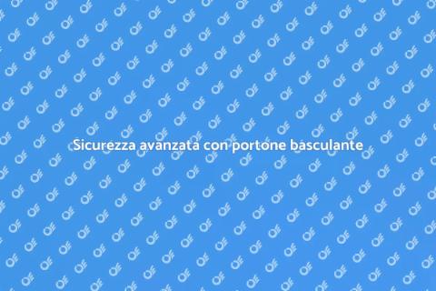 Portone basculante smart e sicuro