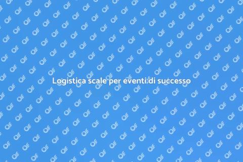 Trasporto scale per convegni di successo