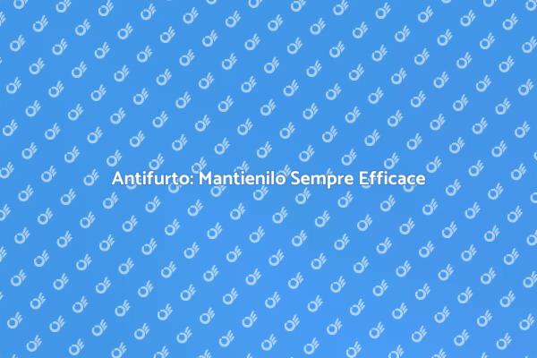 Garantisci la Sicurezza con Manutenzione
