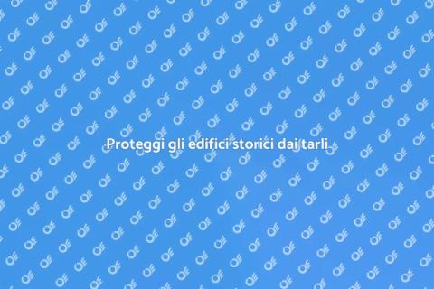 Prevenire l'infestazione dei tarli