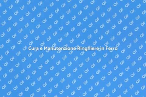 Manutenzione Ringhiere in Ferro Battuto