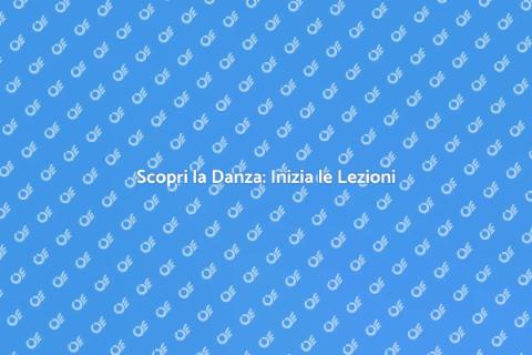 Lezioni di Danza: Un Viaggio Unico