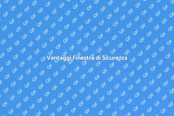 Proteggi Casa con Finestra di Sicurezza