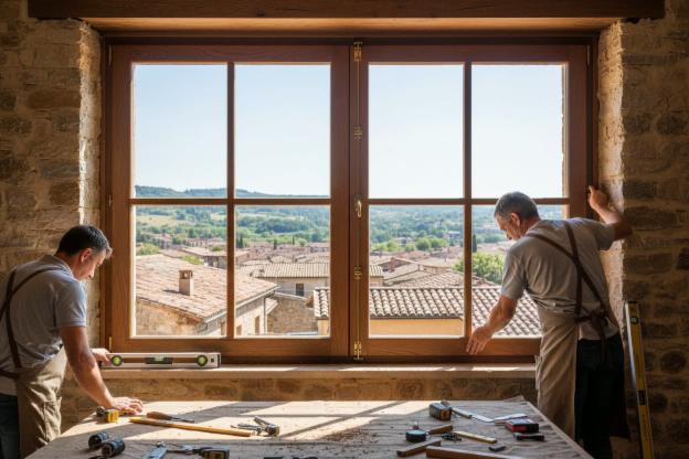 Installare le finestre in legno