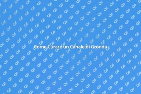 Manutenzione del Canale di Gronda