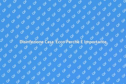 Sistema di Disinfezione per Casa