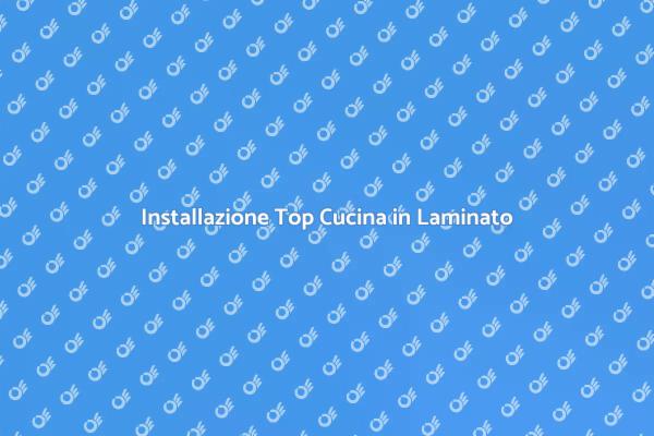 Come Installare un Top in Laminato