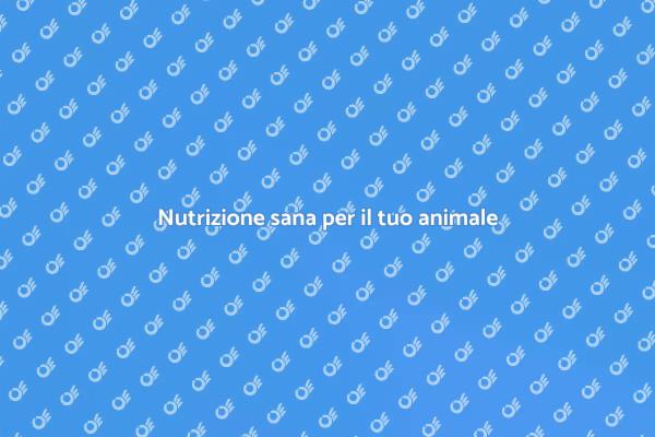 Alimentazione corretta per animali