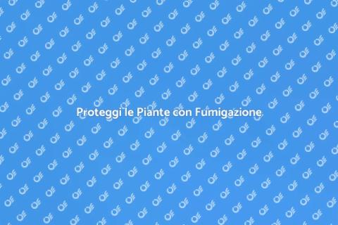 Fumigazione Parassiti Piante Efficace