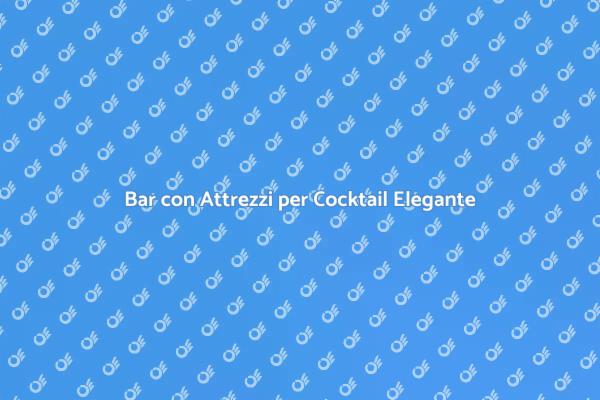 Il Bancone Bar Ideale per le Feste
