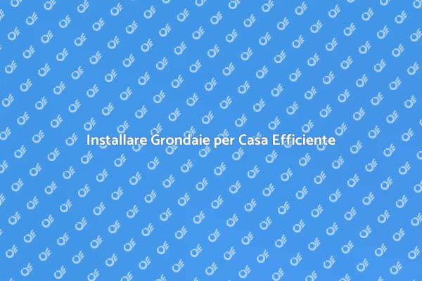 Grondaia in Alluminio: Vantaggi e Installazione