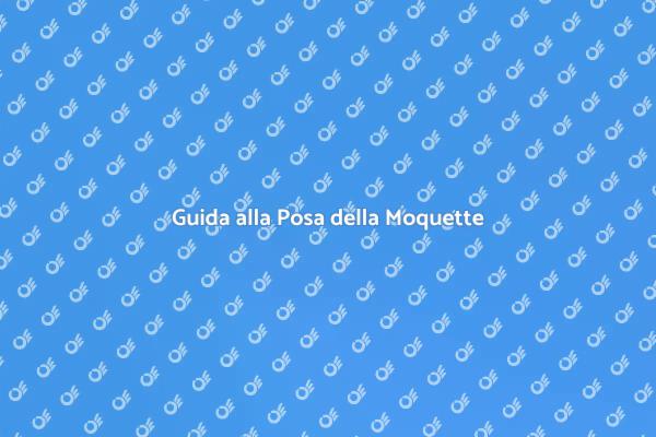 Rinnova con Posa Moquette