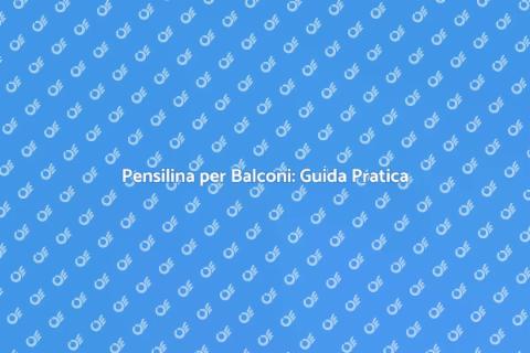 Costruire una Pensilina per Balconi