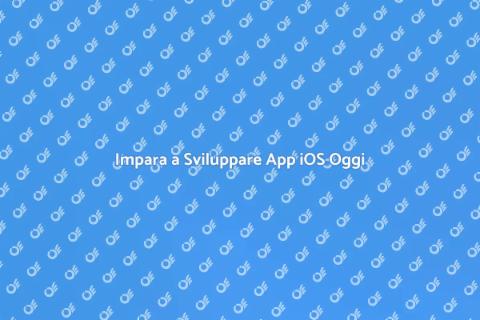 Corso Sviluppo App iOS: Progetta il Futuro