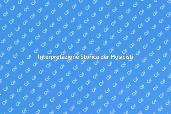 L'Arte dell'Interpretazione Musicale