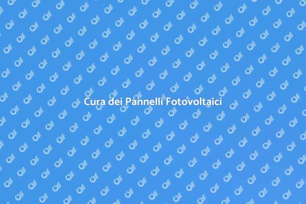 Manutenzione Essenziale dei Pannelli Solari