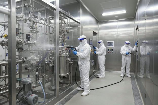 Il lavaggio vapore degli impianti industriali