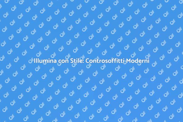 Controsoffitti: Illuminazione di Design
