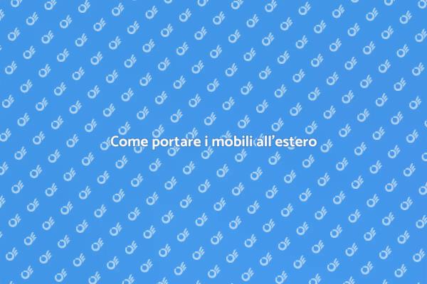 Trasferirsi con i mobili: guida pratica