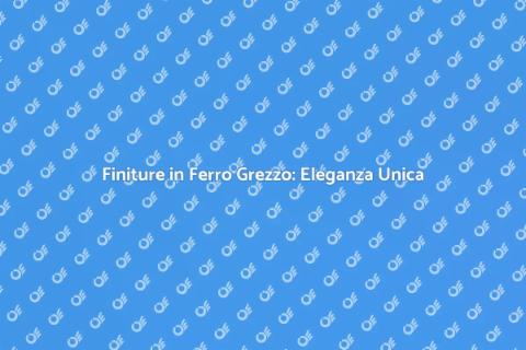 Porta in Ferro Grezzo: Stile Unico