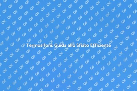 Sfiatare i Termosifoni per Riscaldare
