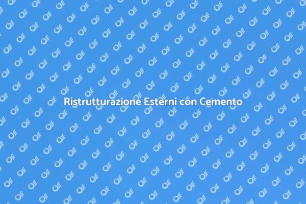 Trasforma il Tuo Esterno con Cemento