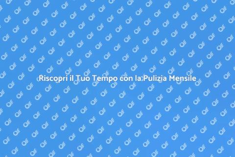 Pulizia Mensile: Benessere Domestico